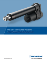 MAX JAC SERIES: HEAVY DUTY IP69K ELECTRIC LINEAR ACTUATOR FOR TOUGH CONDITIONS